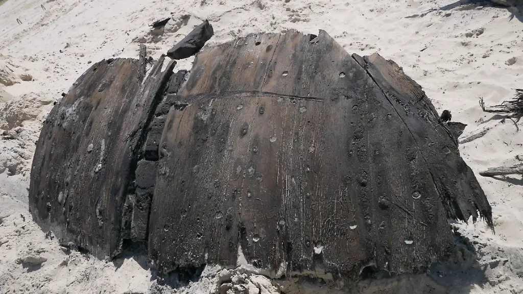 Bauarbeiter entdecken historisches Schiffswrack auf Norderney