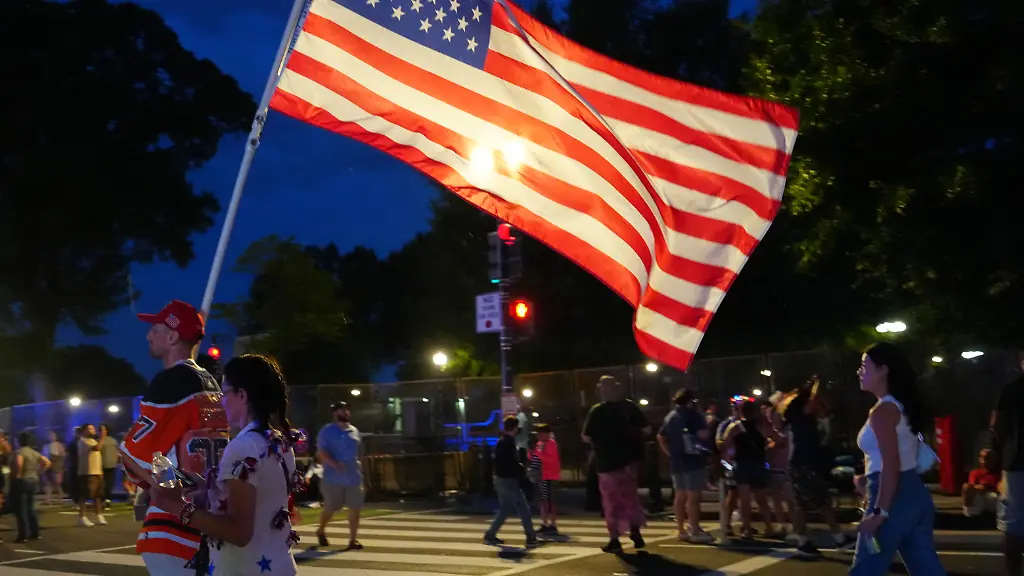 Unwetter und Evakuierung der National Mall während der 250-Jahr-Feier