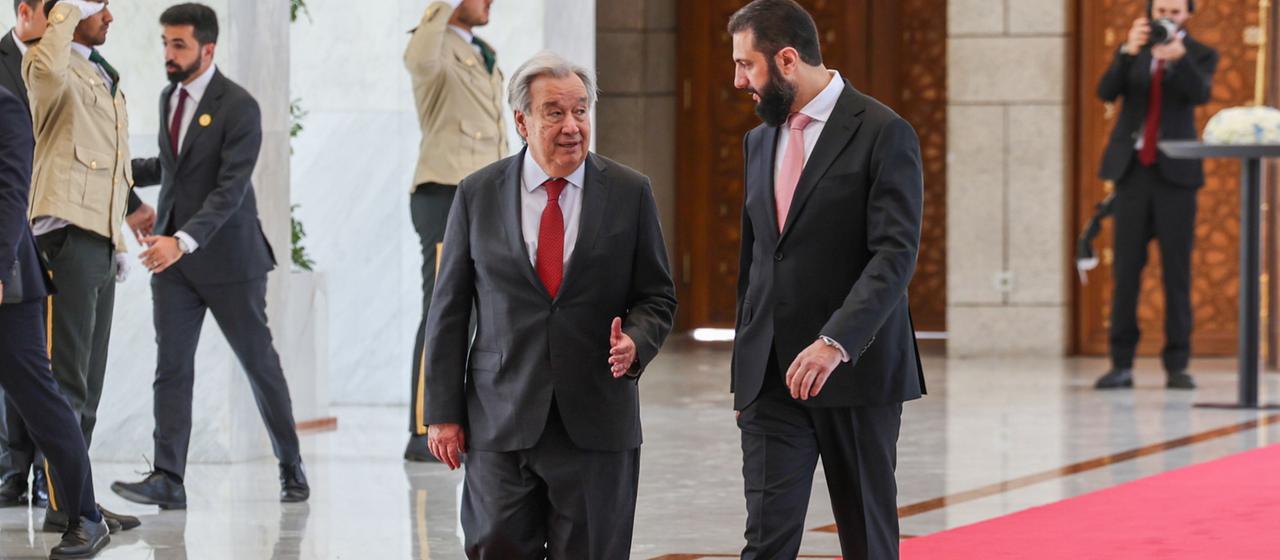 UN-Generalsekretär Guterres besucht Damaskus nach 15 Jahren