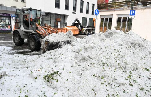 Wetterphänomene und Hitze im Südwesten Deutschlands