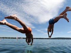 Hitzewelle in Bayern: Vorsicht beim Schwimmen!