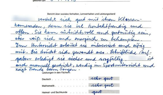 Zeugnisse im Wandel der Zeit: Eine Betrachtung