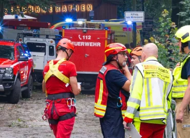 Unwetter in der Sächsischen Schweiz: Toter und Verletzte