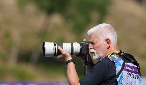 Petr Pavel als Pressefotograf bei Motorsportevents
