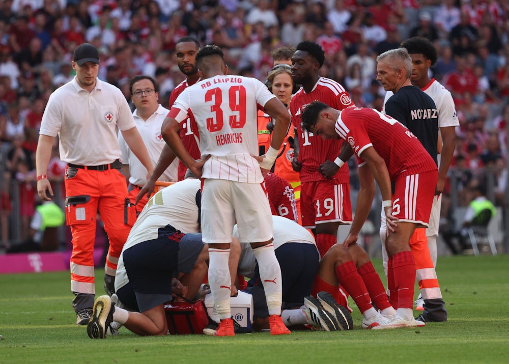 Verletzungen bei Testspiel des FC Bayern gegen RB Leipzig