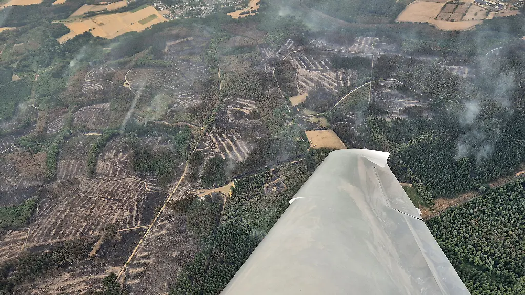 Bewohner können bald zurückkehren: Ursachen des Waldbrands im Hürtgenwald