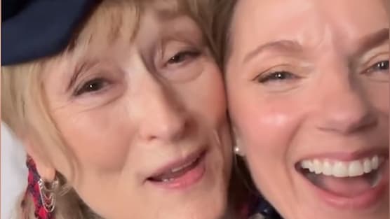 Meryl Streep singt Geburtstagsständchen für Geri Halliwell