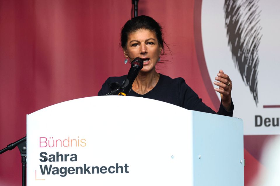 Sahra Wagenknecht von BSW über Wahlziele