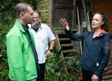Verheerender Sturm zerstört Imbiss von TV-Köchin in Sächsischer Schweiz