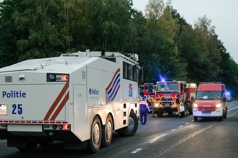 Großbrand bedroht Gebiete an der belgisch-deutschen Grenze