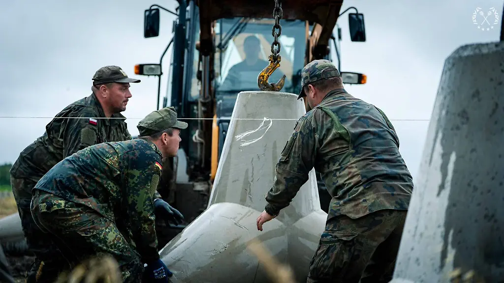 Bundeswehr unterstützt Polen beim Ausbau von Grenzbefestigungen an der Grenze zu Kaliningrad
