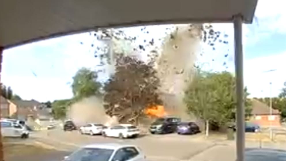 Explosionskatastrophe in Wohngebiet bei Milton Keynes