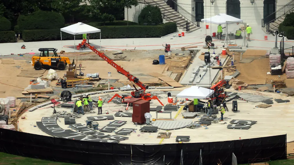 Trump startet Helipad-Projekt vor dem Weißen Haus neu