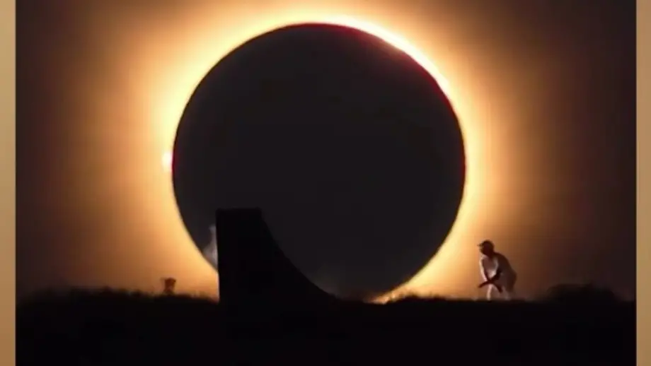 Skate-Profi Inszeniert Beeindruckendes Bild Zur Sonnenfinsternis