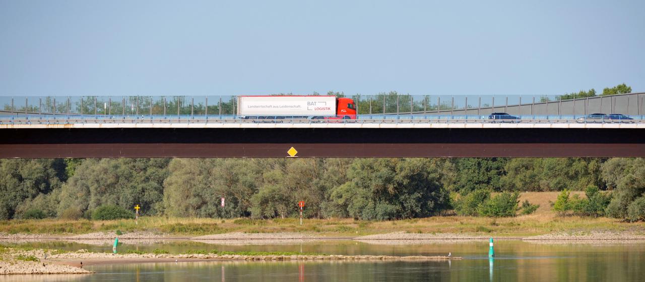 Lockerungen der Sonntagsfahrverbote in mehreren Bundesländern aufgrund von Niedrigwasser