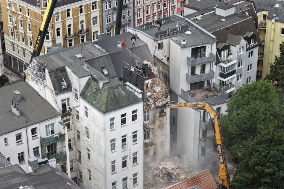 Einsturzgefahr in Hamburg-Altona: Wie ein Wohnhaus zur Gefahr wird