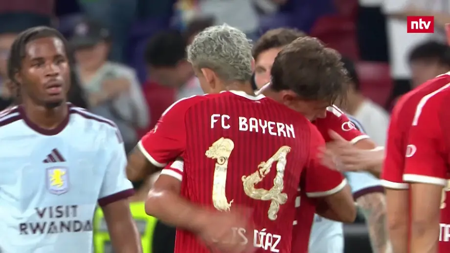 FC Bayern siegt mit 2:1 gegen Aston Villa zum Abschluss der Asien-Reise
