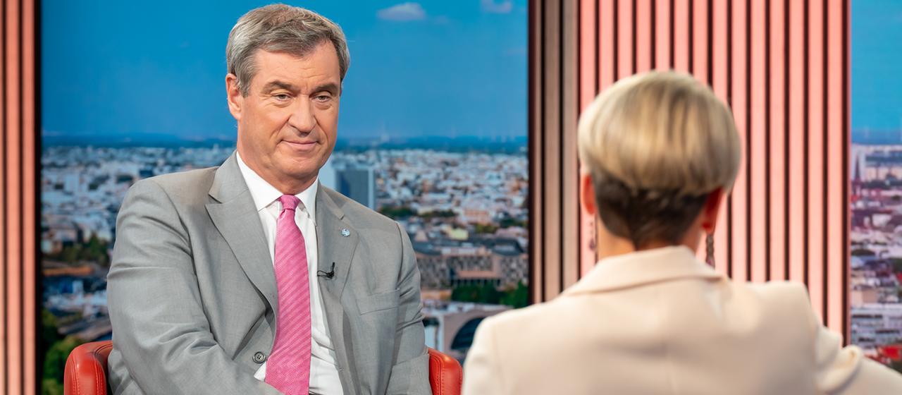 Söder als “Stabilisator der Demokratie” im ARD-Sommerinterview