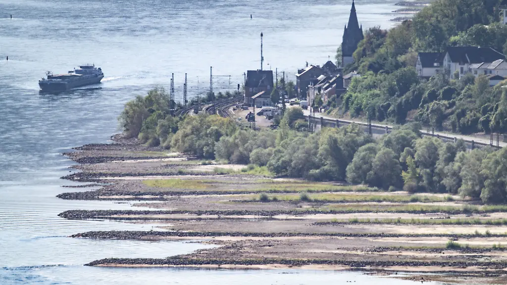 Niedrigwasser auf dem Rhein: Herausforderungen für Binnenschiffer