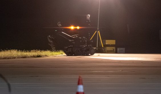 Verdächtiges Paket am Flughafen Leipzig/Halle gesichtet