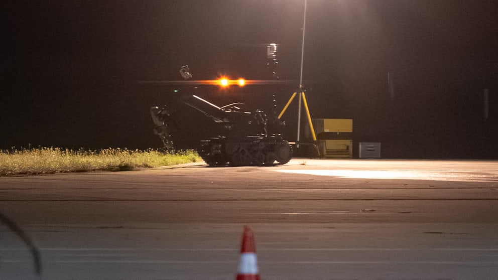 Verdächtiges Paket am Flughafen Leipzig/Halle gesichtet