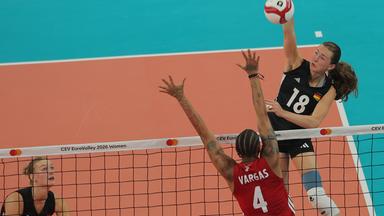 Deutsche Volleyballerinnen ziehen ins Achtelfinale ein