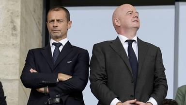 UEFA bleibt im Konflikt mit der FIFA standhaft