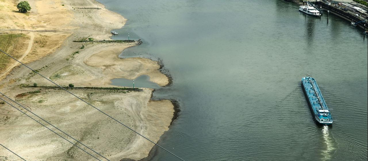Deutschlands Flüsse und das Rekord-Niedrigwasser