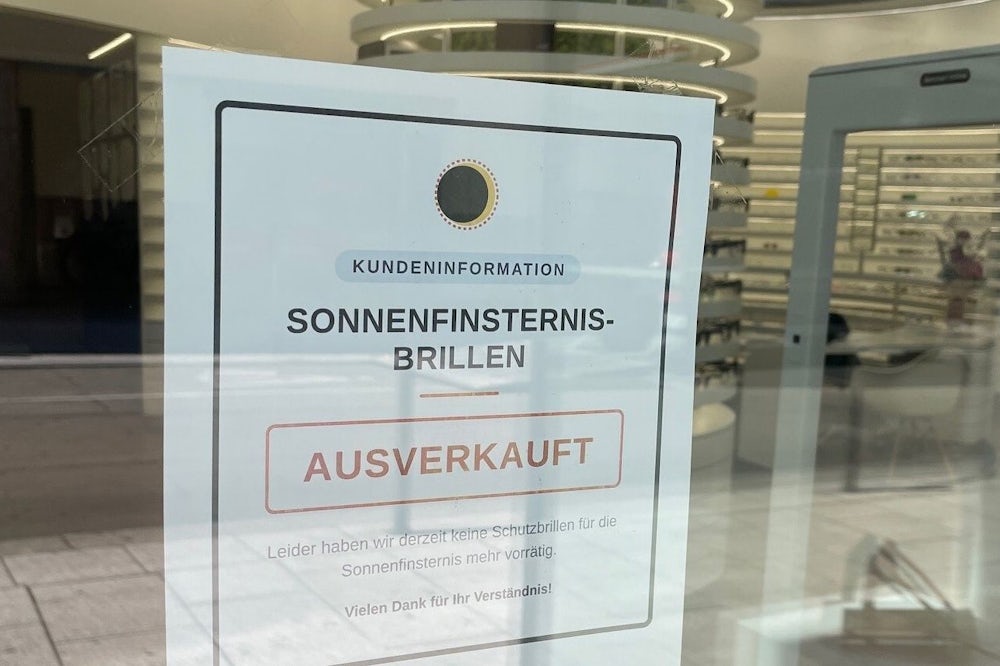 Partielle Sonnenfinsternis in Deutschland: Sicherheit vor allem