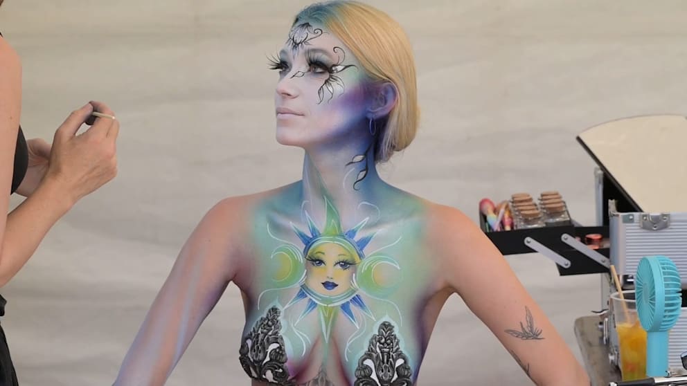 Faszinierende Kunst des Bodypaintings auf Usedom