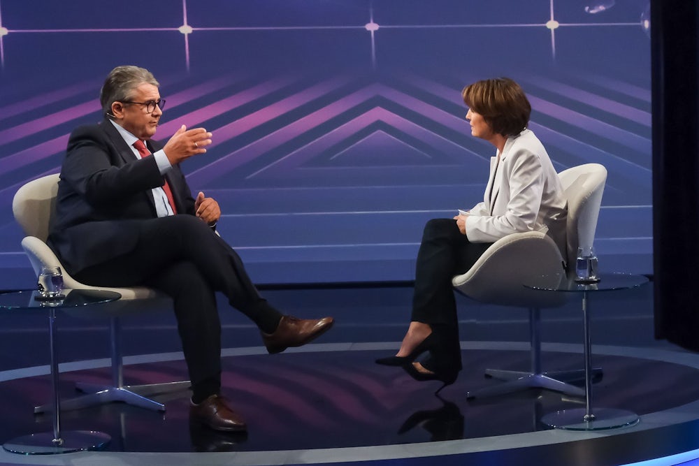 Analyse der Talkshow mit Sandra Maischberger und Sigmar Gabriel