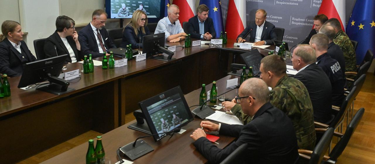 Krisenstab in Polen nach russischem Drohnenangriff auf die Ukraine
