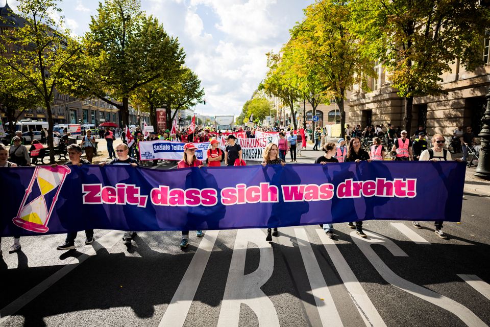 Demonstrationen in Deutschland für gesellschaftlichen Zusammenhalt
