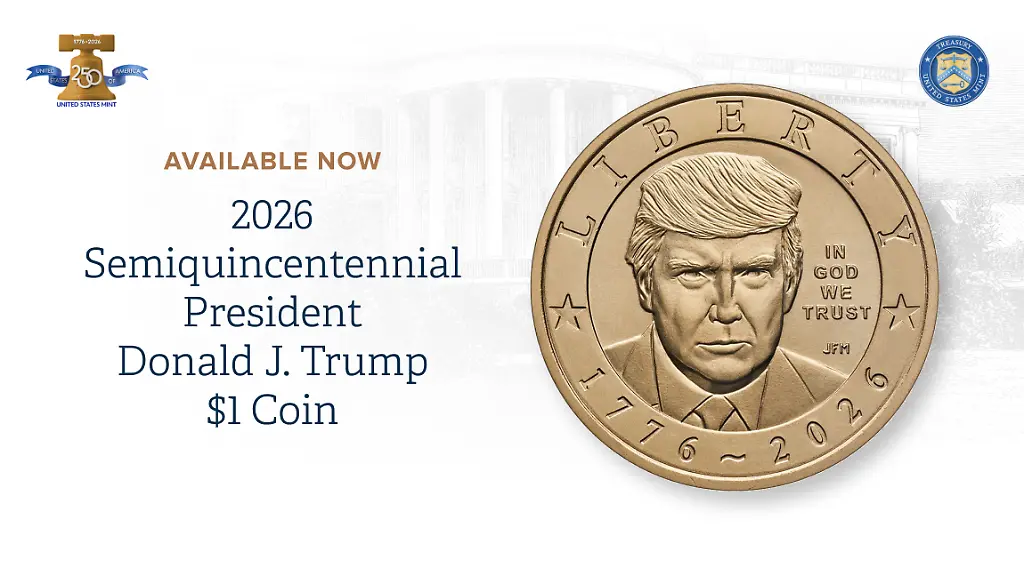 Einführung des Goldenen Trump-Dollars