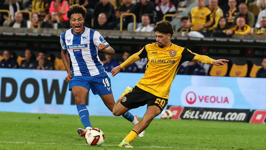 Spannendes Duell in Dresden zwischen Dynamo und Hertha
