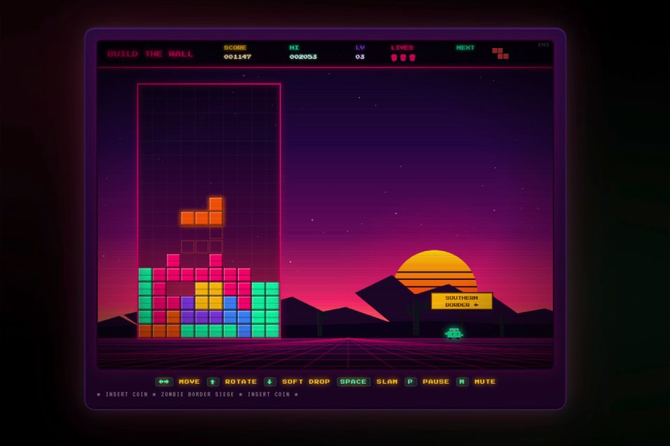 Tetris und andere Spielvorlagen: Weiße Haus-Spiele sorgen für Konflikte