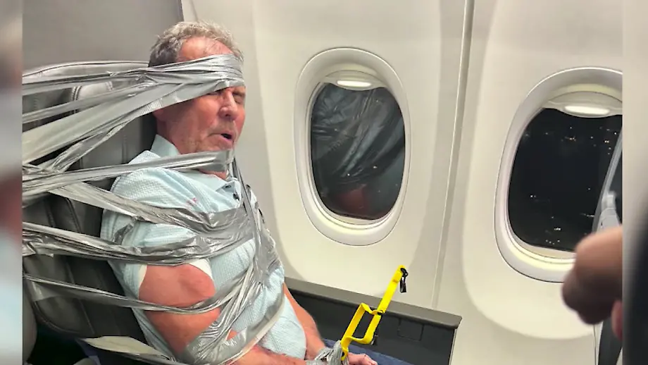 Passagier auf Flug gefesselt: Drastische Maßnahme der Flugzeugcrew