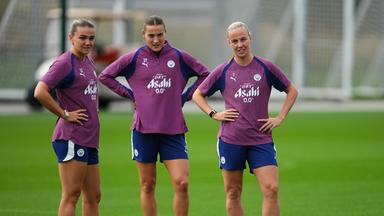 Bayern und Manchester City Frauen im Champions-League-Spiel