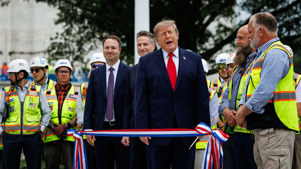 Trump verliert Stimme während Pressekonferenz