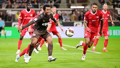 Erste Niederlage für den VfL: St. Pauli stoppt Wolfsburg im Duell der Erstliga-Absteiger