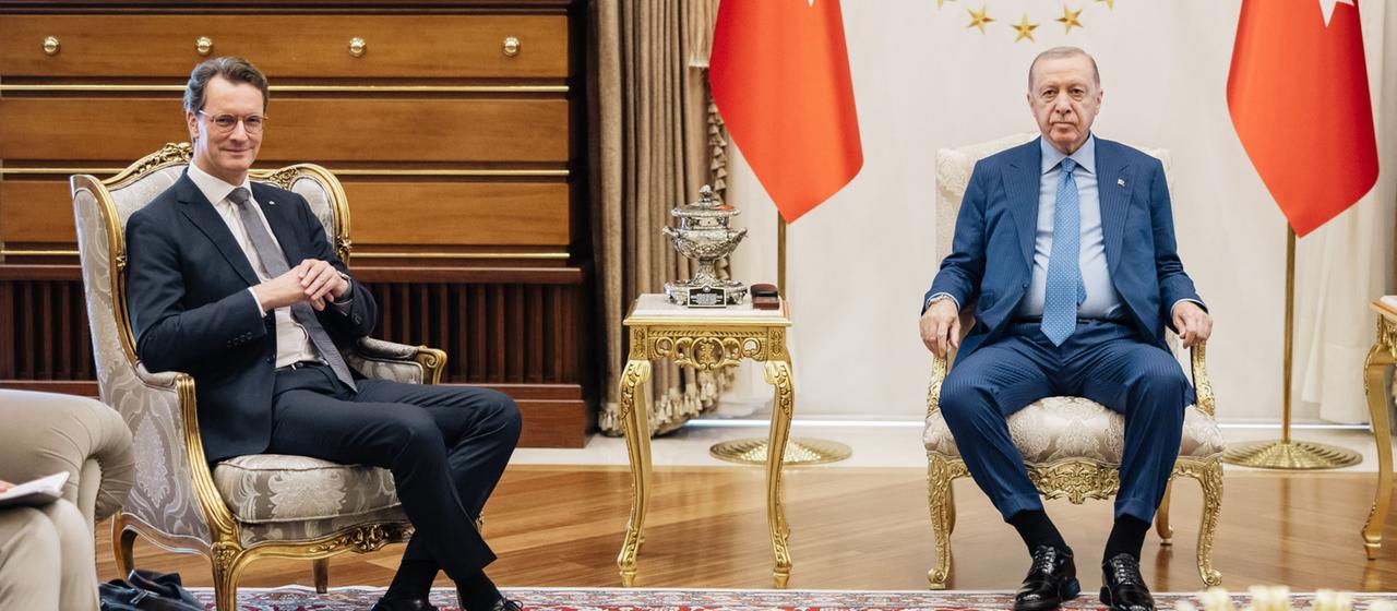 Nordrhein-Westfalens Ministerpräsident Wüst besucht Türkei