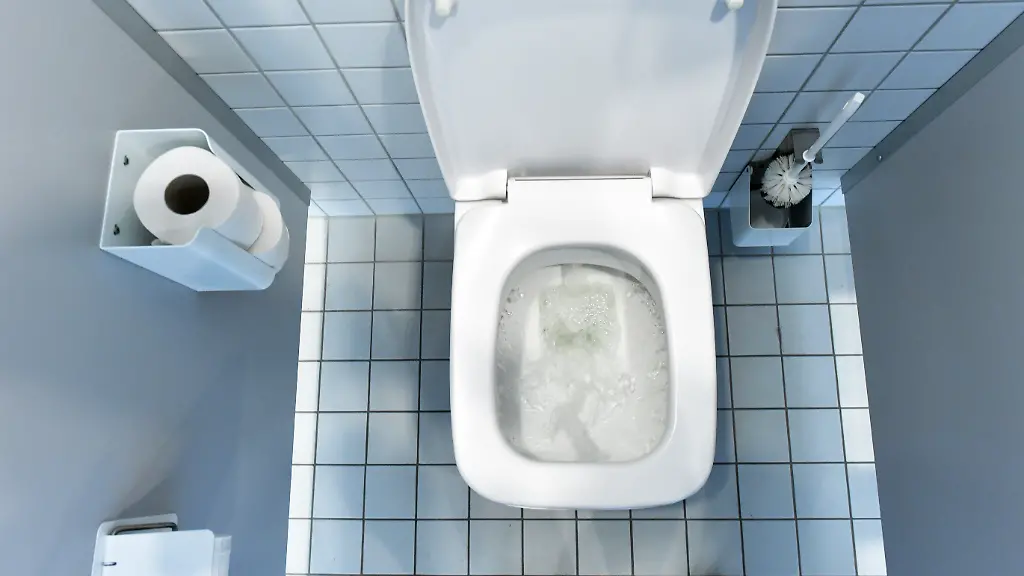 Studie zeigt Keimschleudern beim Toilettenspülen auf