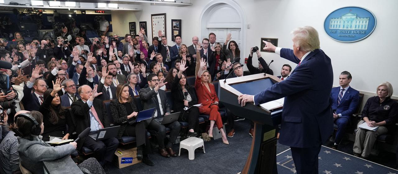 US-Präsident Trump schließt Medien aus dem Weißen Haus aus