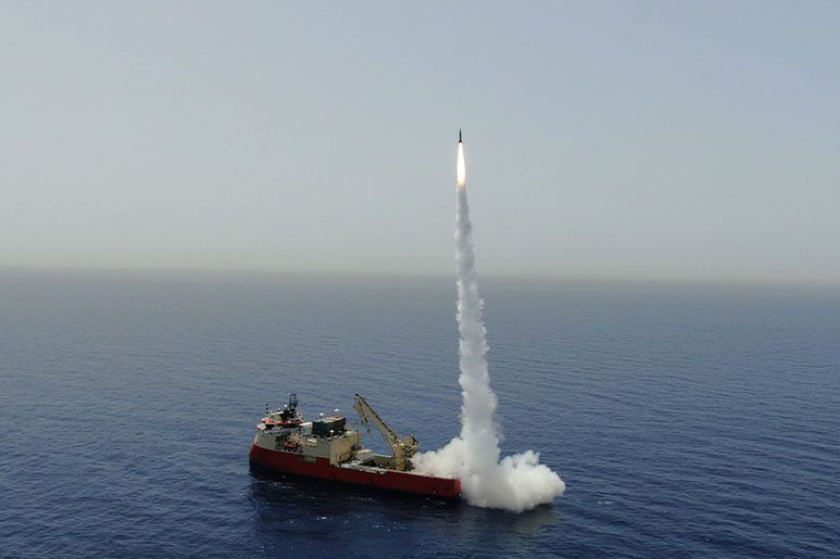Deutsche Marine testet neues israelisches Raketensystem