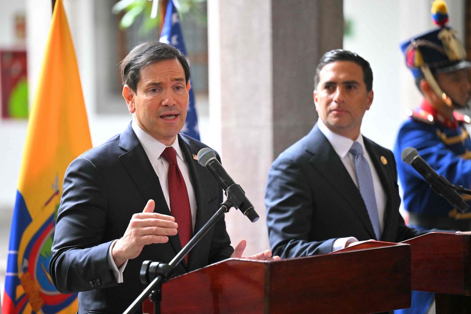 US-Außenminister verteidigt Militäreinsätze gegen Drogenkartelle in Ecuador