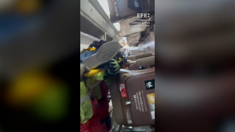 Einsatz der Feuerwehr im Katastrophenzug: Rettungseinsätze in Spanien