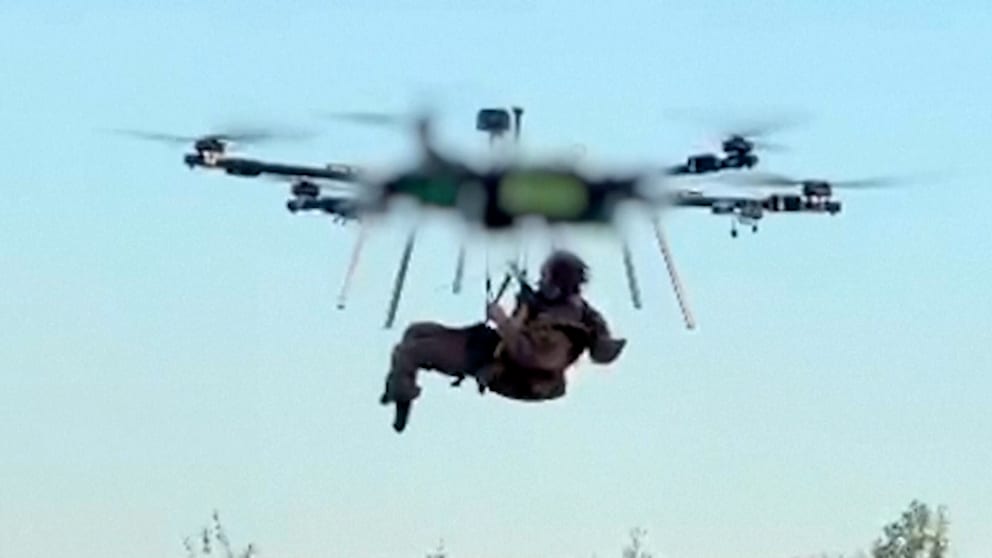Historische Luftrettung durch Drohne an der Front