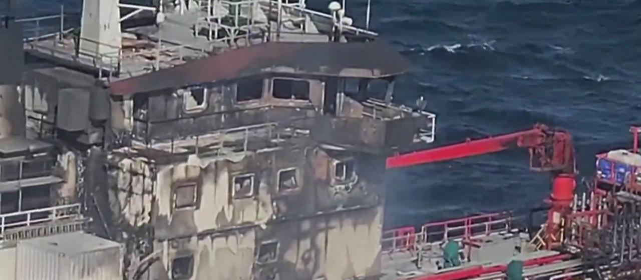 Brand auf Handelsschiff im Schwarzen Meer: Mehrere Seeleute vermisst