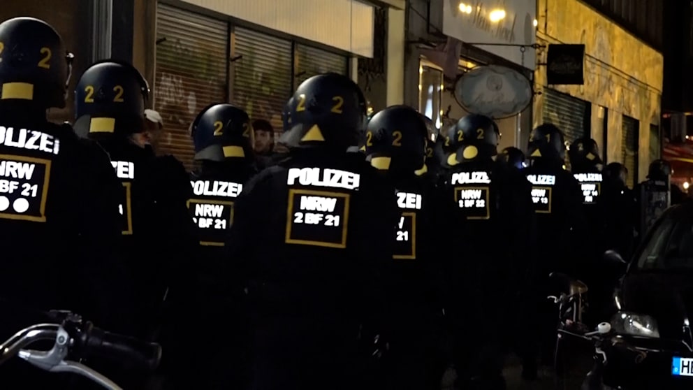 Krawall-Nacht in Bremen vor dem Einheitstag