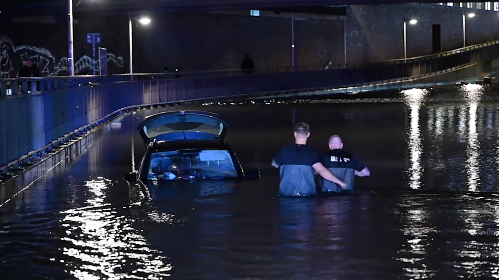 Sturmflut durch Tief „Manja“ im Norden Deutschlands